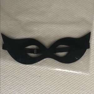 Black latex mask